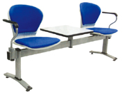 Plastic BenchPE001-2_Office Furniture_Plastic Bench_Public Chair